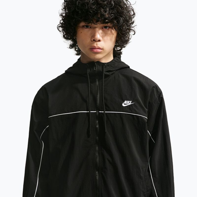 Geacă pentru bărbați Nike Club Black/White/White 4