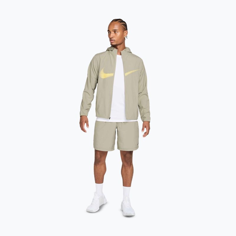 Pantaloni scurți de alergare pentru bărbați Nike Form Dri-Fit Unlined 9" light army/black 2