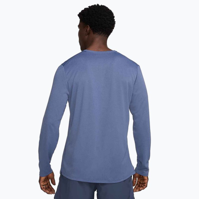 Longsleeve de alergare pentru bărbați Nike Miler Dri-Fit UV diffused blue 3