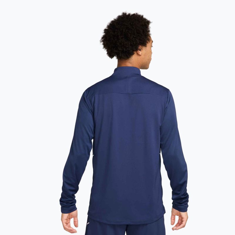Longsleeve de fotbal pentru bărbați Nike Academy Dri-Fit Drill Top midnight navy/midnight navy/white 3