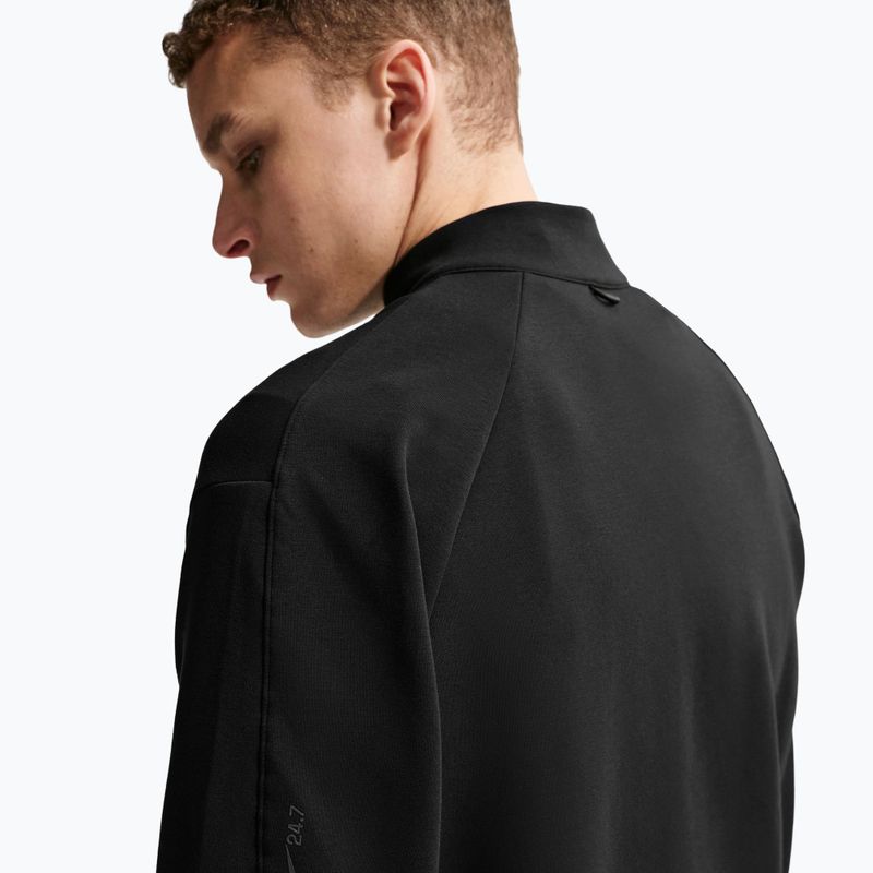 Bluză de antrenament pentru bărbați Nike 24.7 ImpossiblySoft Black/Dark Smoke Grey 4