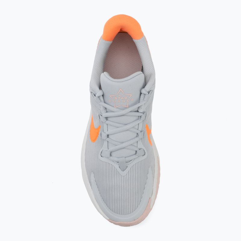 Încălțăminte de alergare pentru copii Nike Star Runner 4 pure platinum/echo pink/peach cream 5