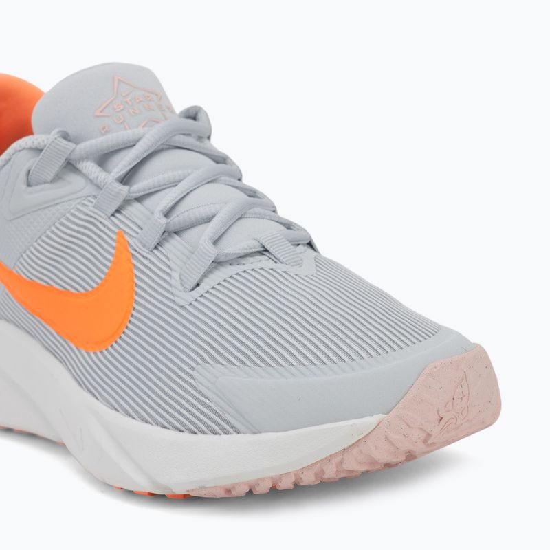 Încălțăminte de alergare pentru copii Nike Star Runner 4 pure platinum/echo pink/peach cream 7