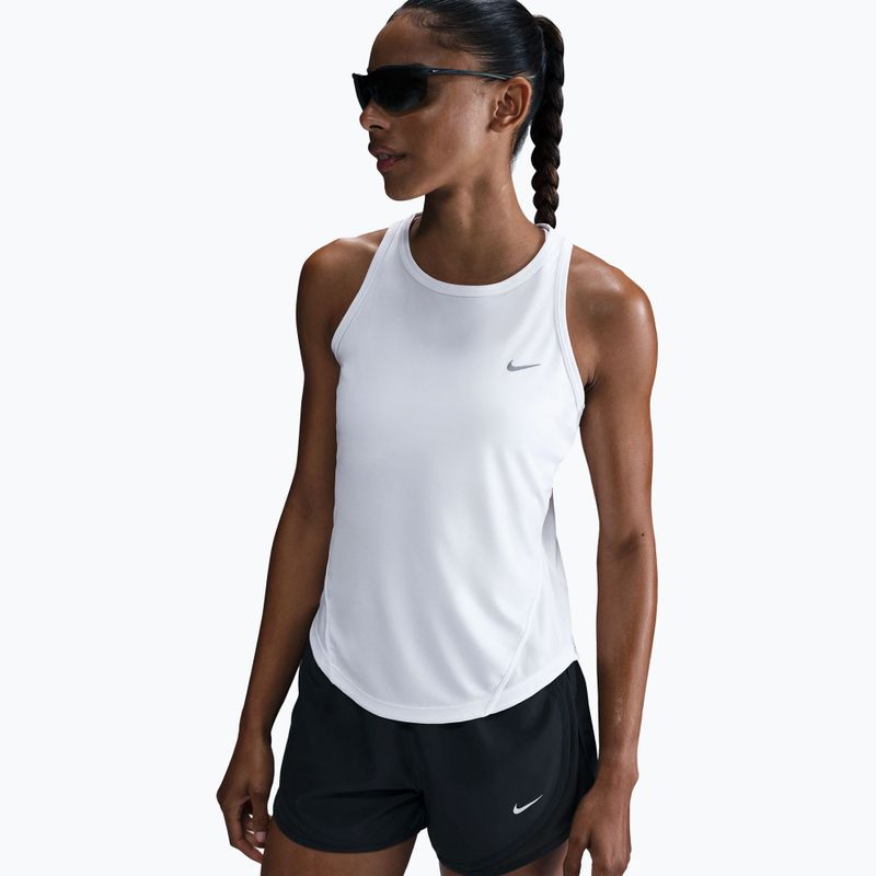 Tricou de alergare pentru femei Nike Tempo Dri-Fit Tank Top white 2