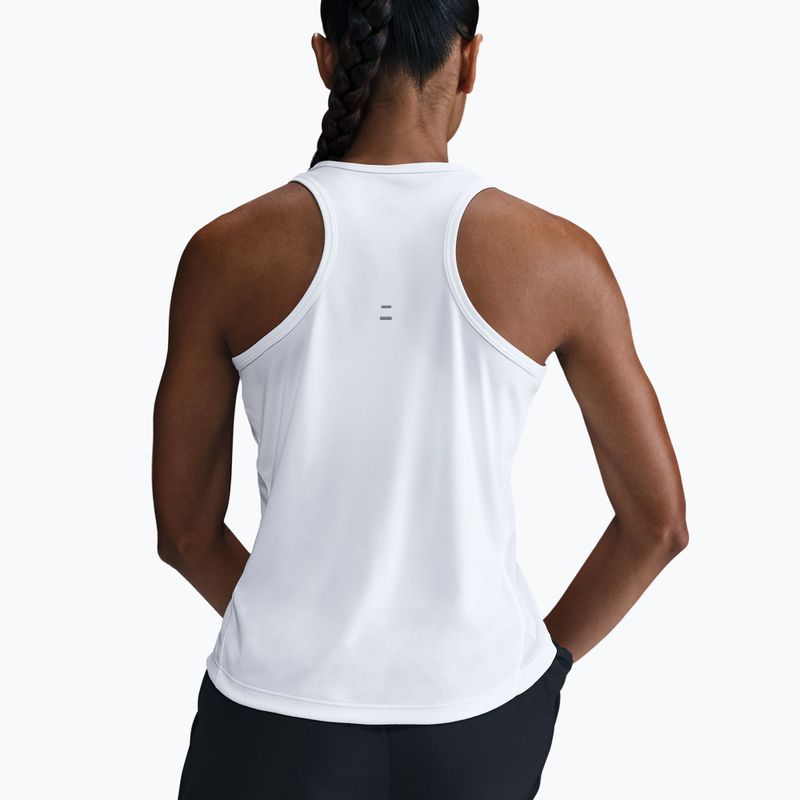 Tricou de alergare pentru femei Nike Tempo Dri-Fit Tank Top white 3