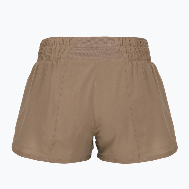 Pantaloni scurți pentru femei Nike One Dri-Fit 3" mink brown/reflective silver 2