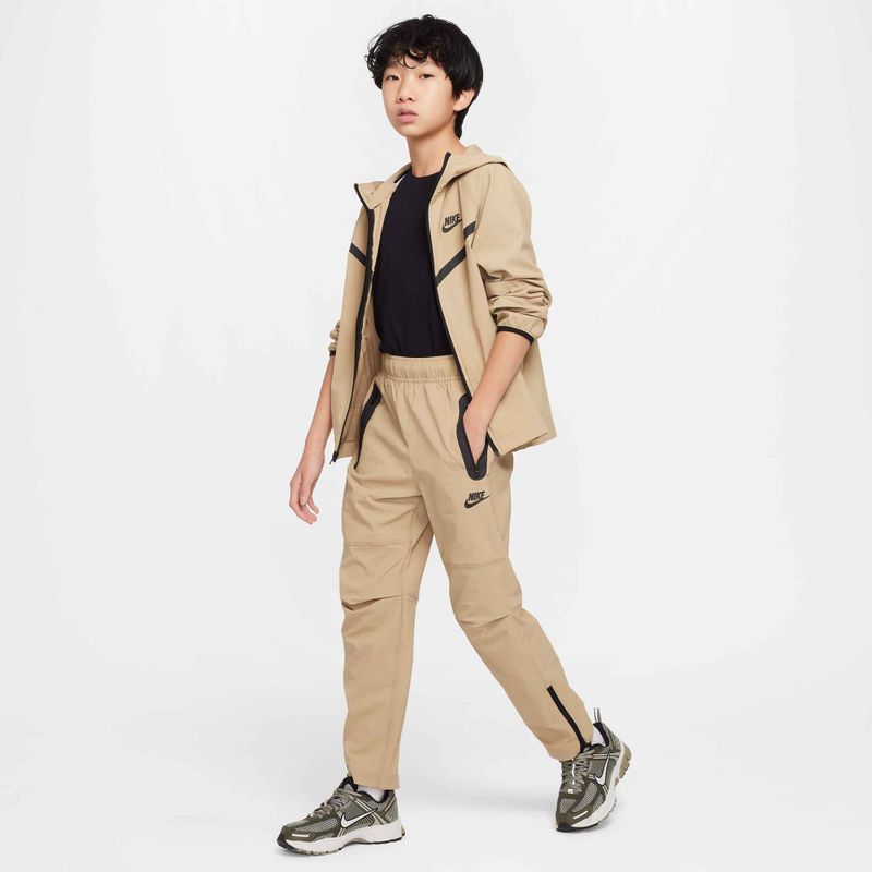 Geacă pentru copii Nike Tech Woven parachute beige/parachute beige/black 2