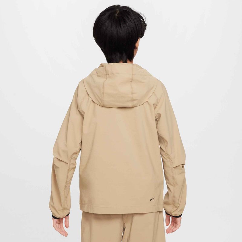 Geacă pentru copii Nike Tech Woven parachute beige/parachute beige/black 3