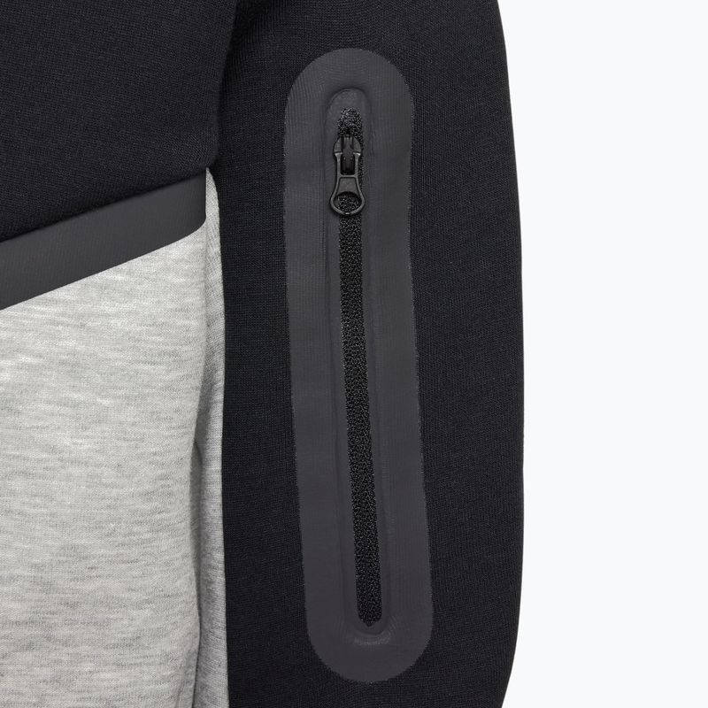 Bluză pentru copii Nike Sportswear Tech Fleece Full Zip dark grey heather/black/black/black 7