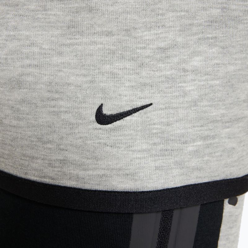 Bluză pentru copii Nike Sportswear Tech Fleece Full Zip dark grey heather/black/black/black 8