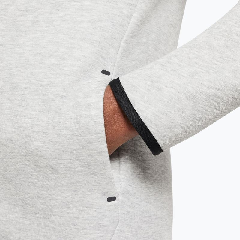 Bluză pentru copii Nike Sportswear Tech Fleece dark grey heather/black/black 6