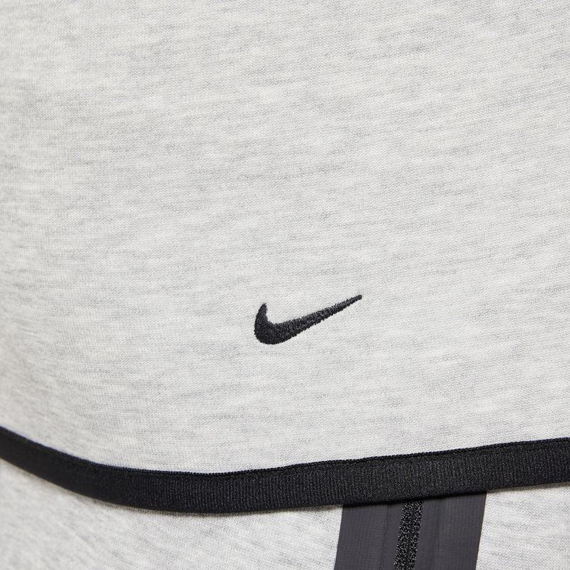 Bluză pentru copii Nike Sportswear Tech Fleece dark grey heather/black/black 8