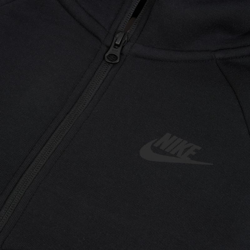 Bluză pentru copii Nike Sportswear Tech Fleece Full Zip dark grey heather/black/black/black 11