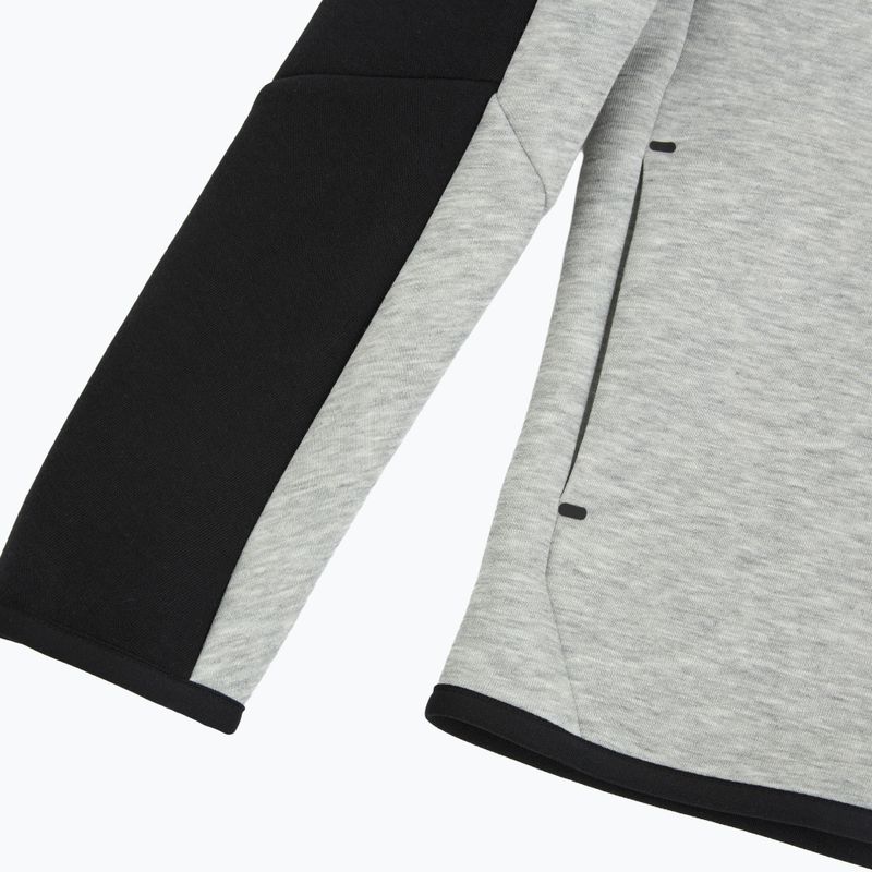 Bluză pentru copii Nike Sportswear Tech Fleece Full Zip dark grey heather/black/black/black 12