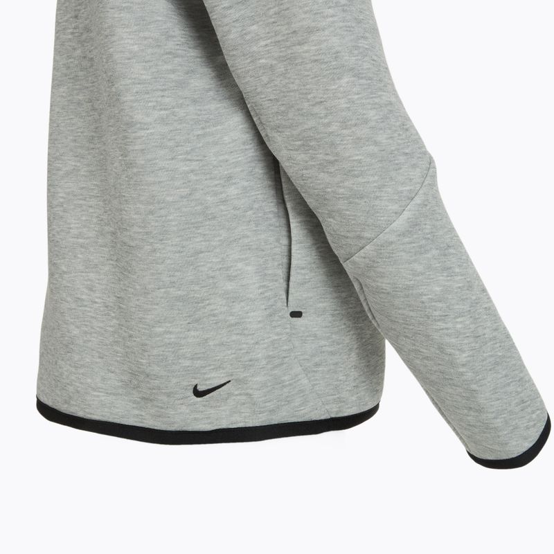 Hanorac pentru copii Nike Sportswear Tech Fleece Full-Zip dark grey heather/black/black 12