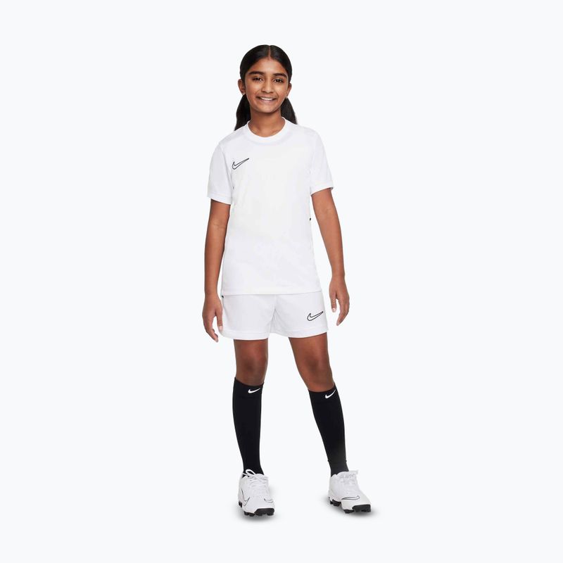 Tricou de fotbal pentru copii Nike Academy Dri-Fit Jr white/white/black/black 2