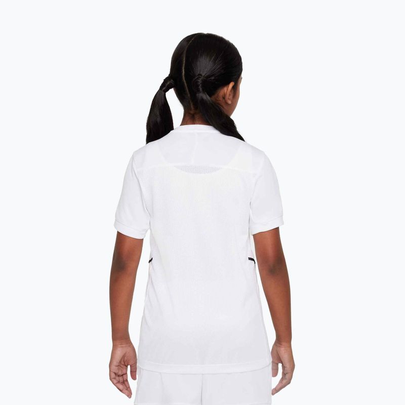 Tricou de fotbal pentru copii Nike Academy Dri-Fit Jr white/white/black/black 3
