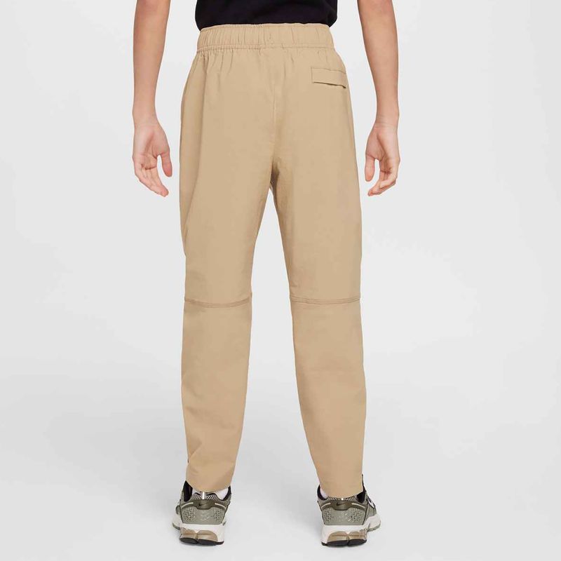 Pantaloni pentru copii Nike Tech Woven parachute beige/black 3