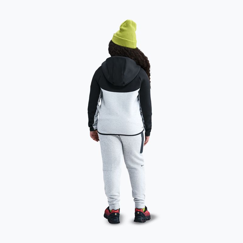 Bluză pentru copii Nike Sportswear Tech Fleece Full-Zip dark grey heather/black/black/black 3