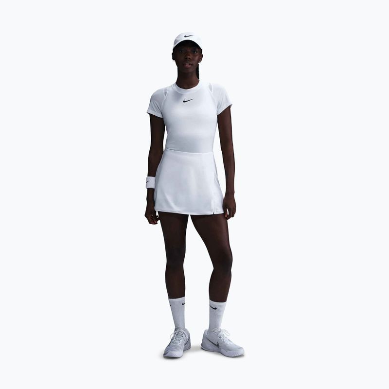 Fustă de tenis Nike Victory Dri-Fit Straight Pleated white/black 2