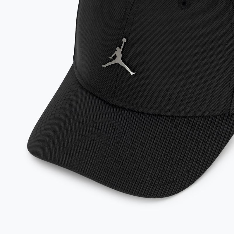 Czapka z daszkiem Nike Jordan Rise Structured Metal Jumpman black/R511 3