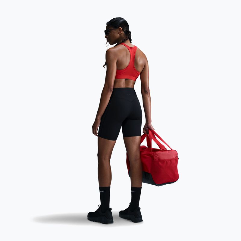 Pantaloni scurți de antrenament pentru femei Nike Universa High Waisted Biker 8" black/anthracite/dark smoke grey 3