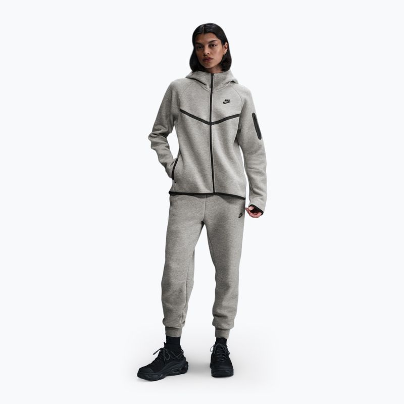 Bluză pentru femei Nike Sportswear Tech Fleece Windrunner dark grey heather/black 2