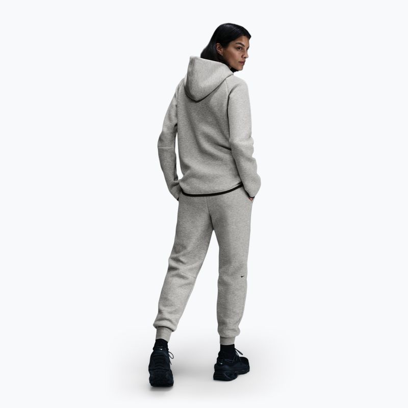 Pantaloni pentru femei Nike Sportswear Tech Fleece Mid-Rise dark grey heather/black 3