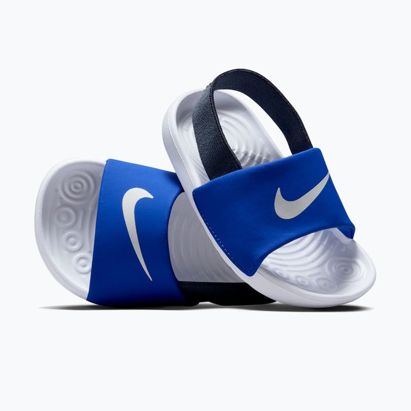 Șlapi pentru copii Nike Coffee game royal/thunder blue/white/white 10