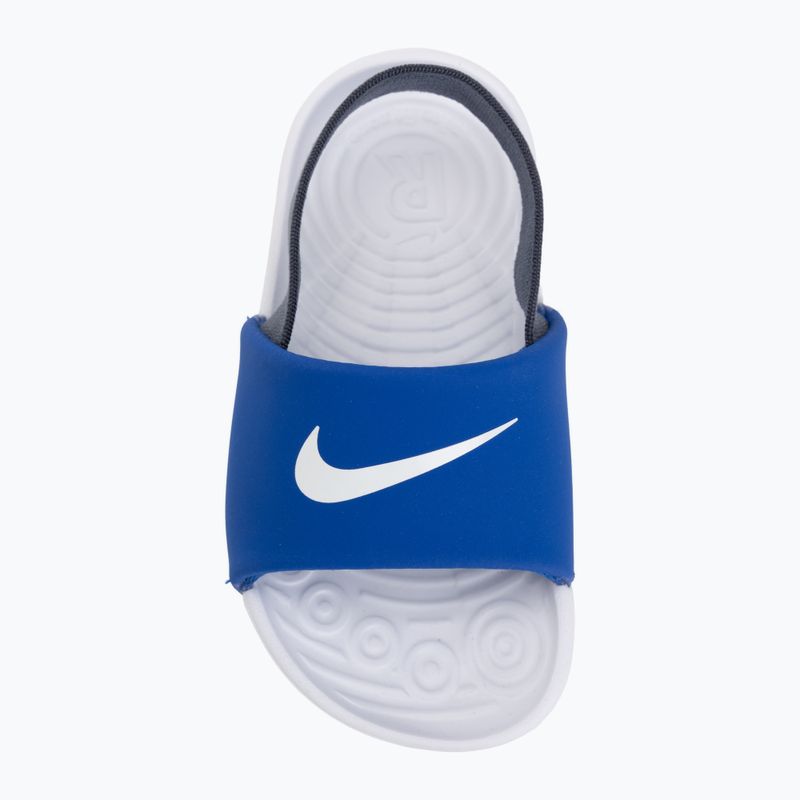 Șlapi pentru copii Nike Coffee game royal/thunder blue/white/white 5