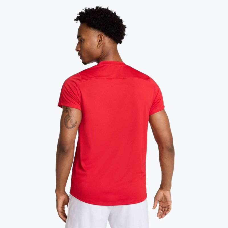 Tricou de tenis pentru bărbați Nike Court Dri-Fit Victory university red / white 3