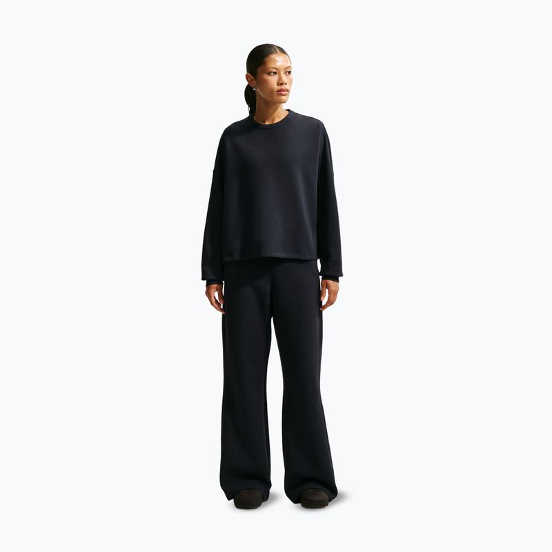 Bluză de antrenament pentru femei Nike 24.7 ImpossiblySoft Black/Dark Smoke Grey 2