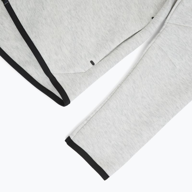 Bluză pentru copii Nike Sportswear Tech Fleece light grey/heather/black/black 4