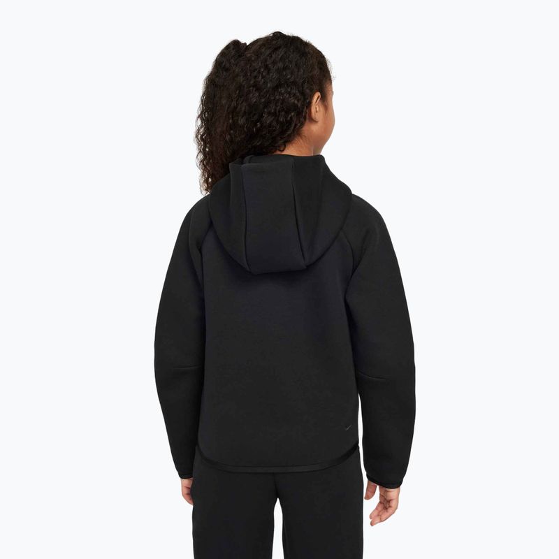 Bluză pentru copii Nike Sportswear Tech Fleece black/black/black 3