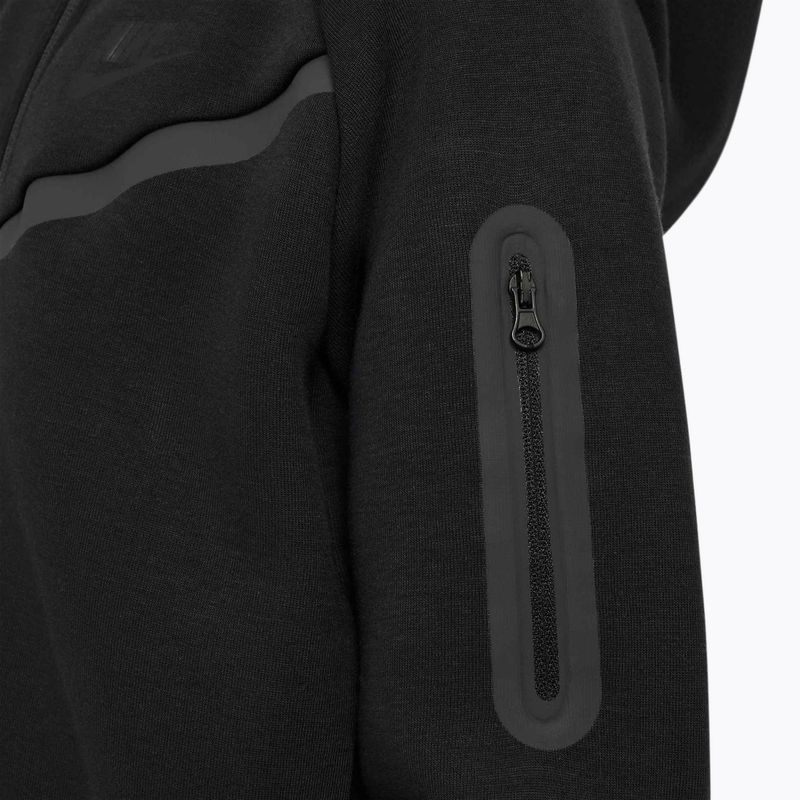 Bluză pentru copii Nike Sportswear Tech Fleece black/black/black 7