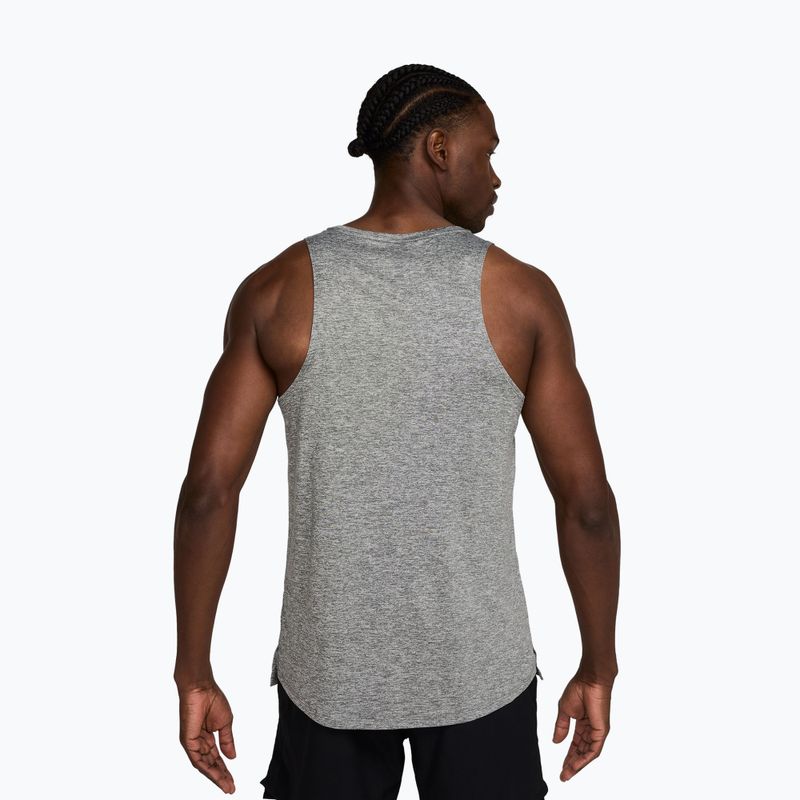 Tricou de alergare pentru bărbați Nike Stride Dri-Fit ADV smoke grey/heather 3