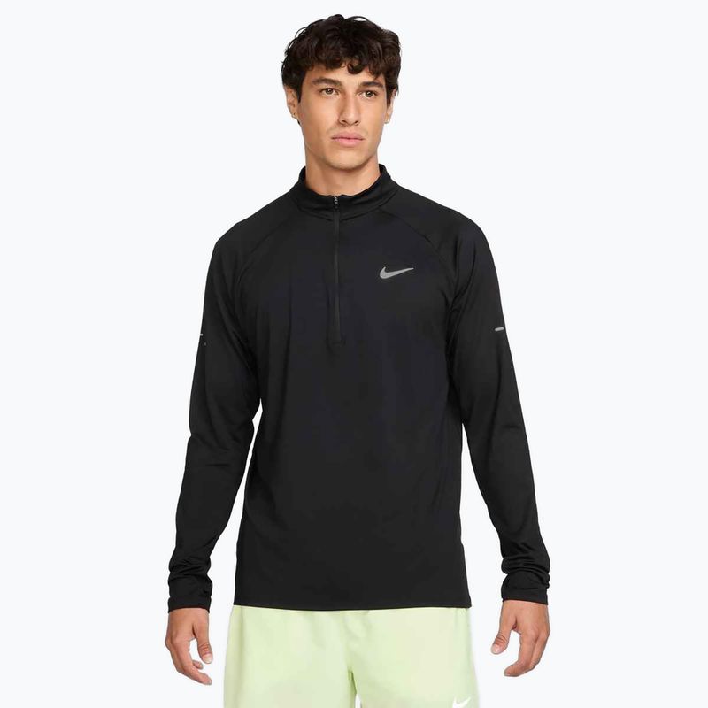 Hanorac de alergare pentru bărbați Nike Stride 1/4 Zip Dri-Fit black