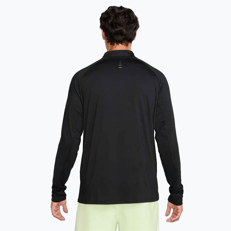 Hanorac de alergare pentru bărbați Nike Stride 1/4 Zip Dri-Fit black 3
