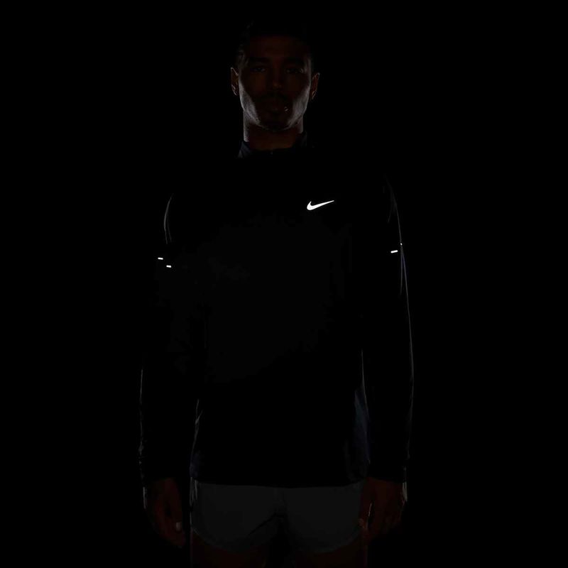 Hanorac de alergare pentru bărbați Nike Stride 1/4 Zip Dri-Fit black 8