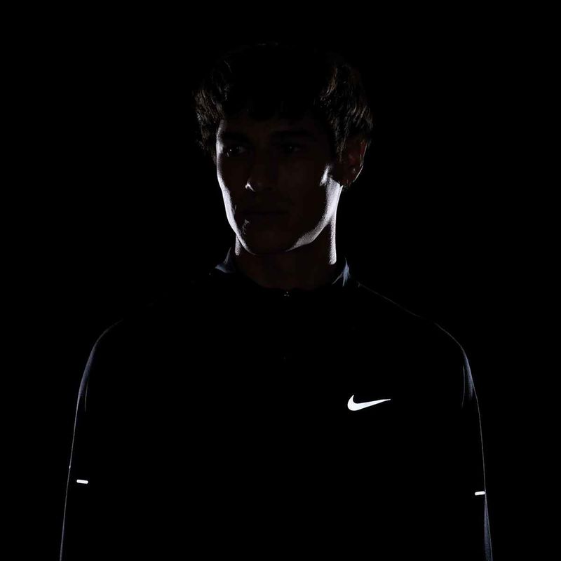 Hanorac de alergare pentru bărbați Nike Stride 1/4 Zip Dri-Fit black 9