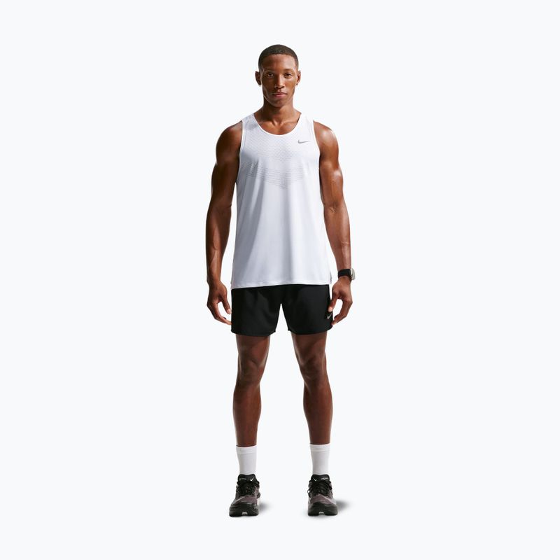 Tricou de alergare pentru bărbați Nike Stride white 2