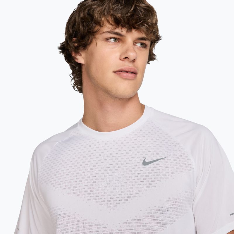 Tricou de alergare pentru bărbați Nike Stride ADV white 4