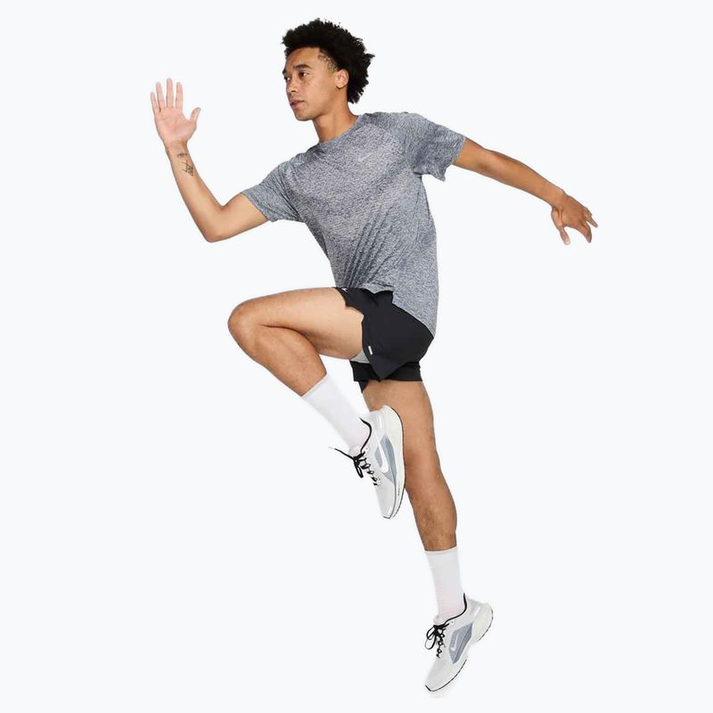 Tricou de alergare pentru bărbați Nike Stride ADV thunder blue / heather 2