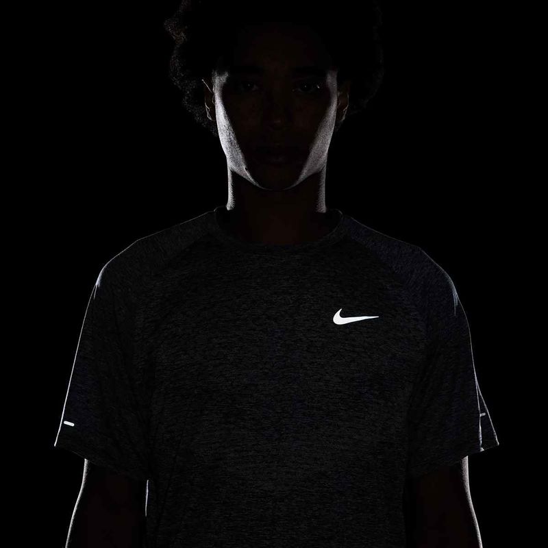 Tricou de alergare pentru bărbați Nike Stride ADV thunder blue / heather 8