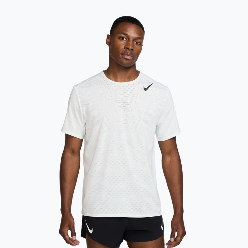 Tricou de alergare pentru bărbați Nike AeroSwift Dri-Fit ADV Summit White/Black