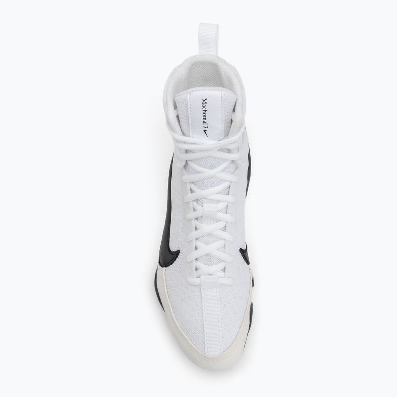 Încălțăminte de box Nike Machomai 3 white/black 5
