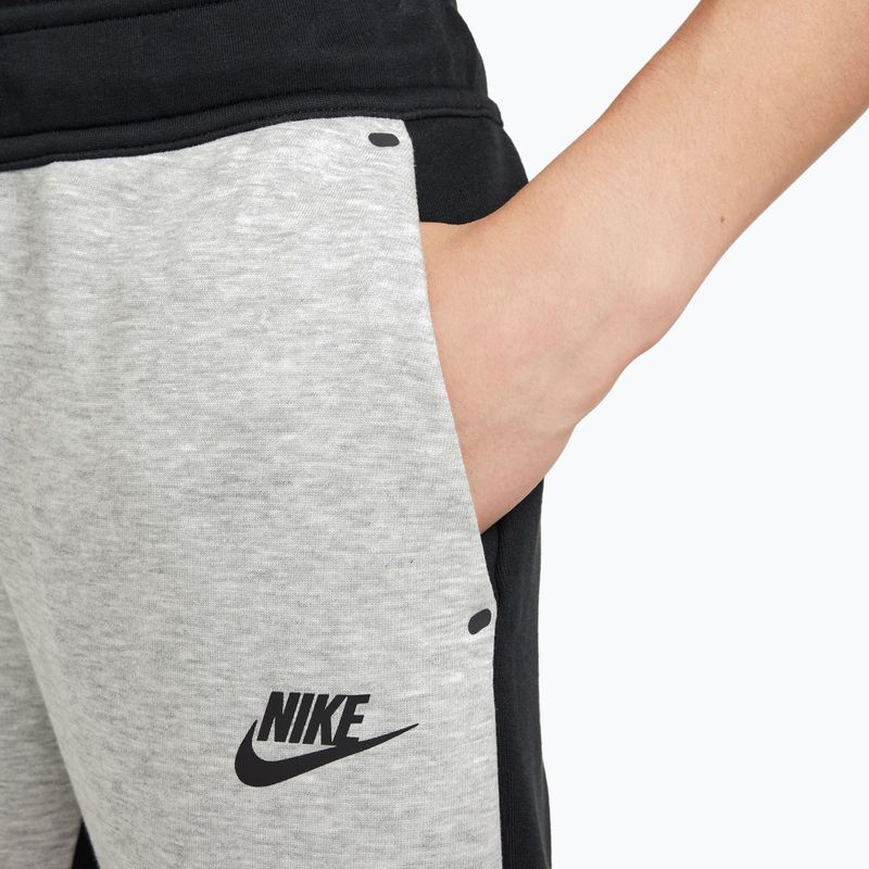 Pantaloni pentru copii Nike Sportswear Tech Fleece black/dark grey heather/black/black 3