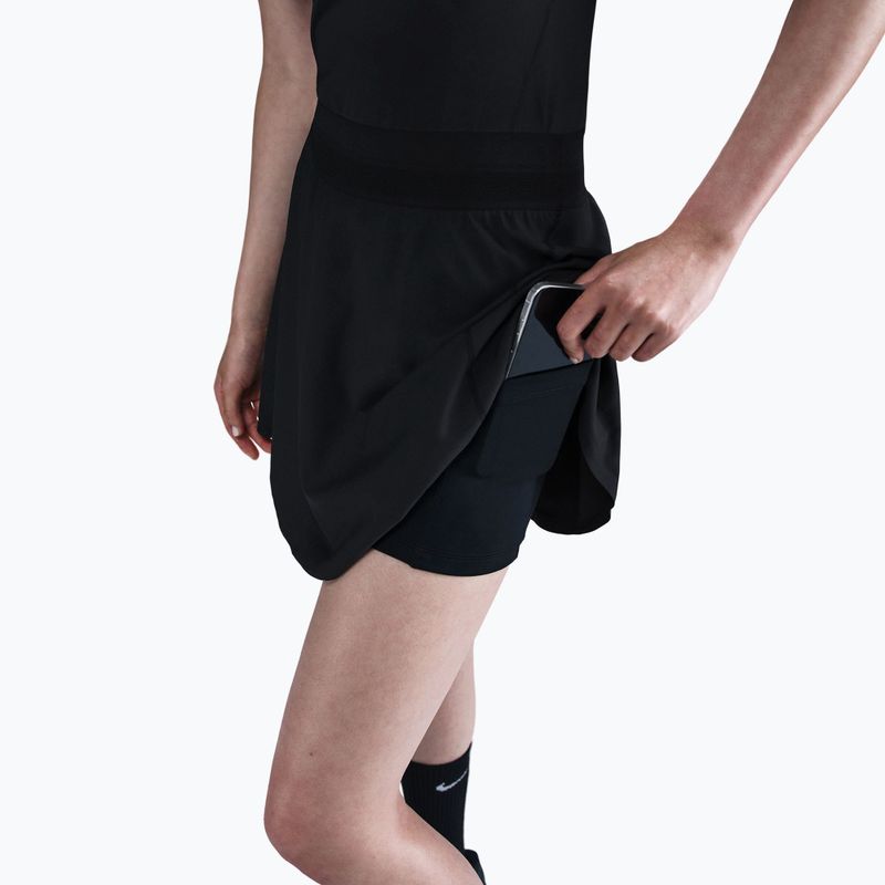 Fustă de tenis Nike Court Dri-Fit Ace Advantage black/black 6