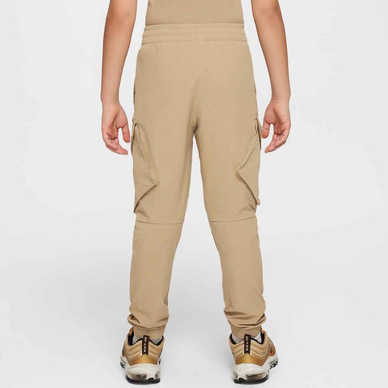 Pantaloni pentru copii Nike Sportswear City Utility parachute beige/black 3