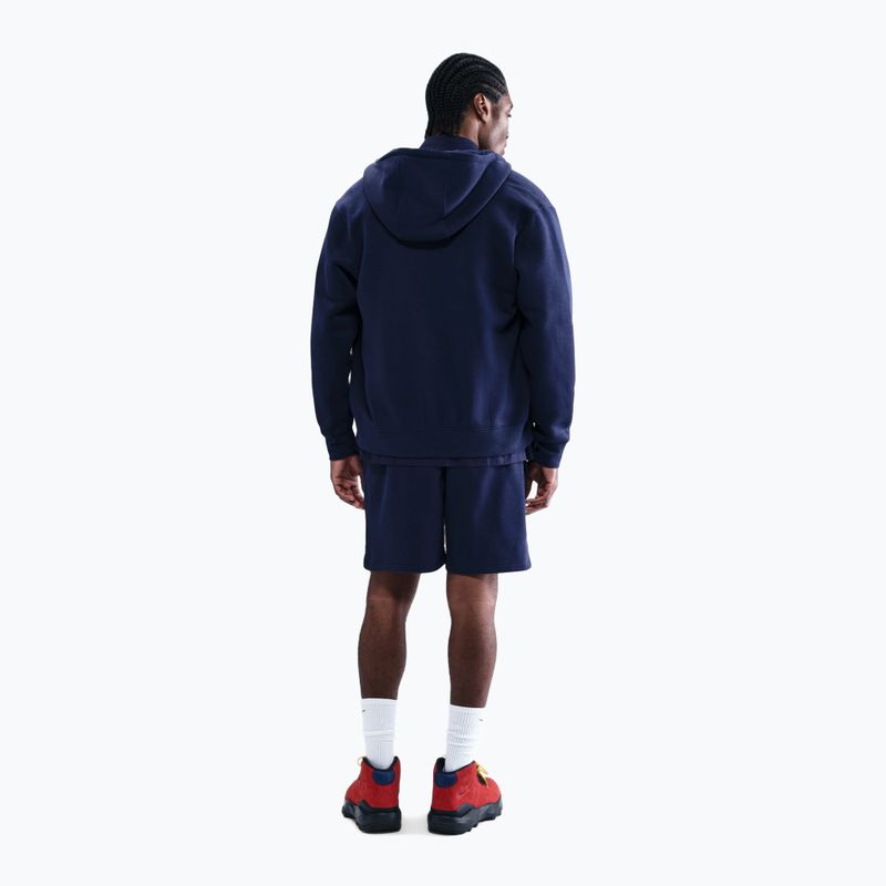 Pantaloni scurți pentru bărbați Nike Club French Terry Flow obsidian/obsidian/white 3